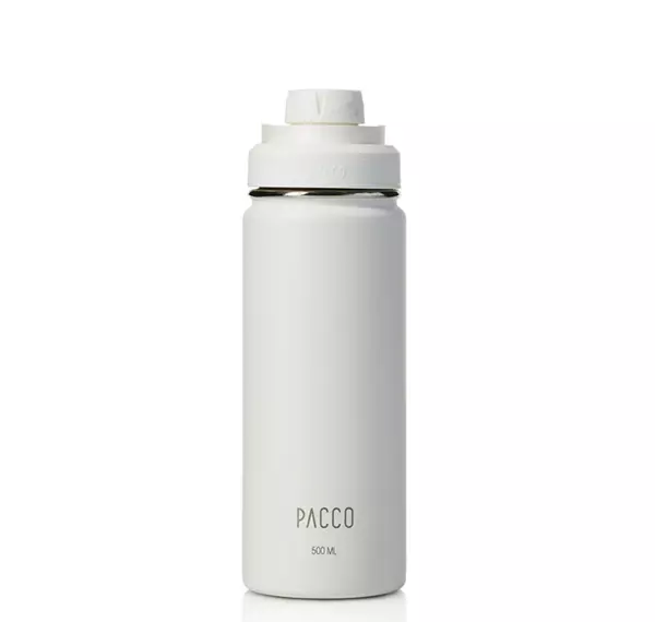 Mostrar detalhes para Pacco Garrafa Branca 500ml Hydrabottle Imagem de Pacco Garrafa Branca 500ml Hydrabottle