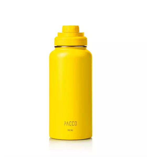Mostrar detalhes para Pacco Garrafa Amarela 950ml Hydrabottle Imagem de Pacco Garrafa Amarela 950ml Hydrabottle