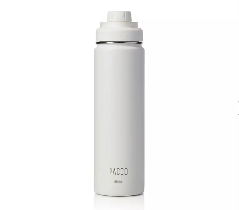 Pacco Garrafa Branca 650ml Hydrabottle