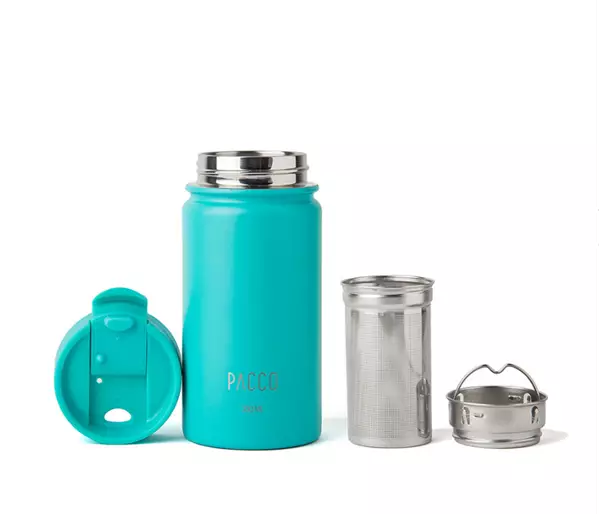 Imagem de Pacco Tumbler Infusor 350 ml Turquesa