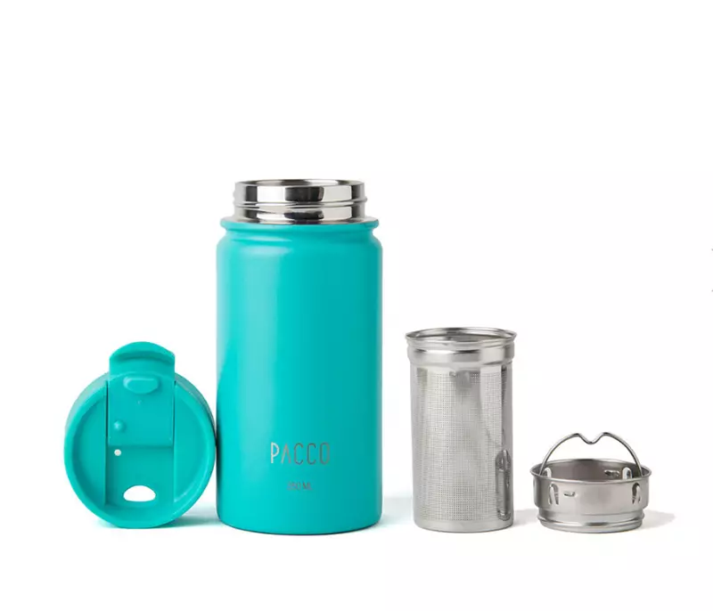 Pacco Tumbler Infusor 350 ml Turquesa