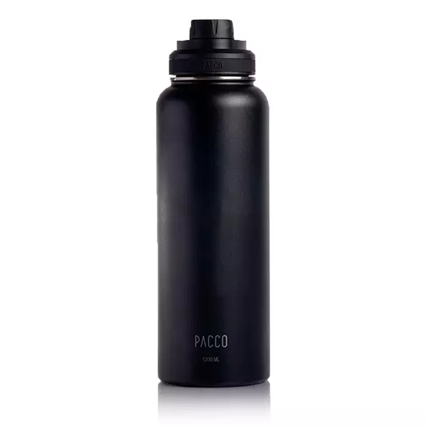 Imagem de Pacco Garrafa Preta 1200 ml Hydrabottle