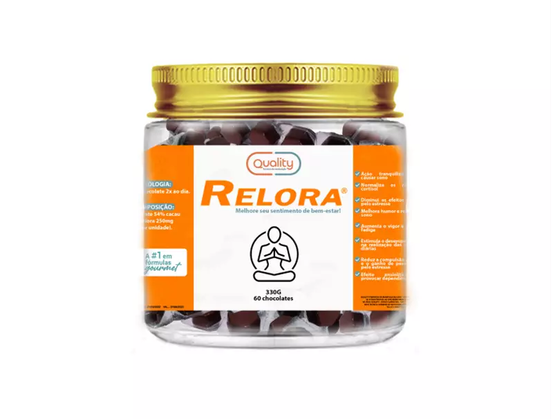 Chocolate com Relora® 250mg - 60 unidades