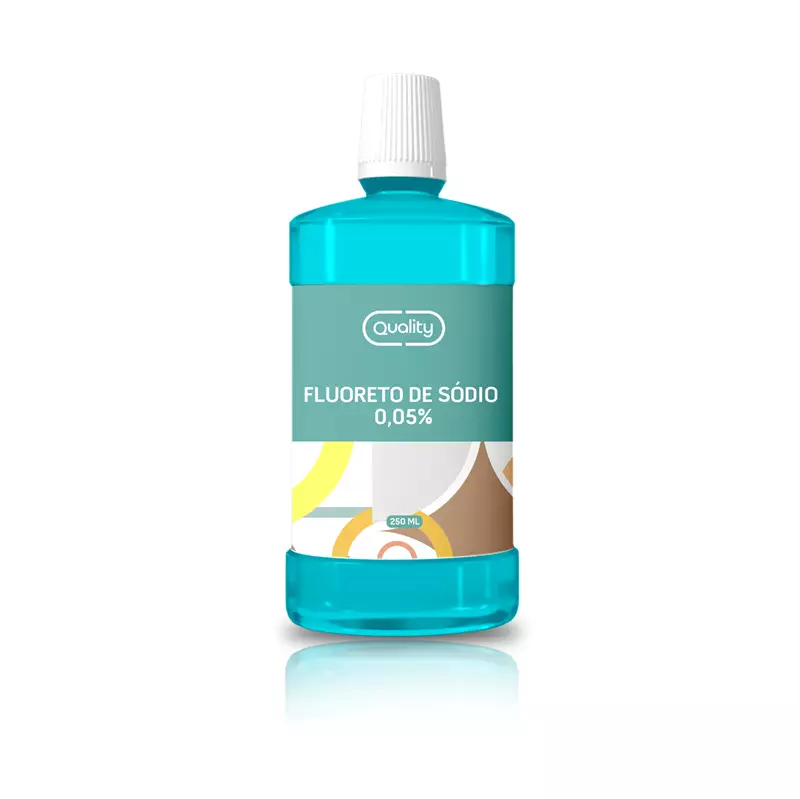 Solução de Fluoreto Sodio 0,05%- 250ML