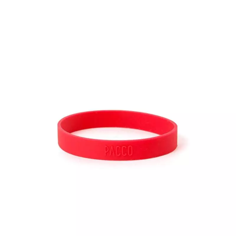 PACCO ANEL SILICONE VERMELHO