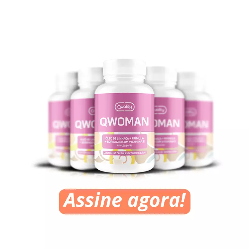 QWoman 1000mg - 60 Cápsulas - Assinatura de 6 meses