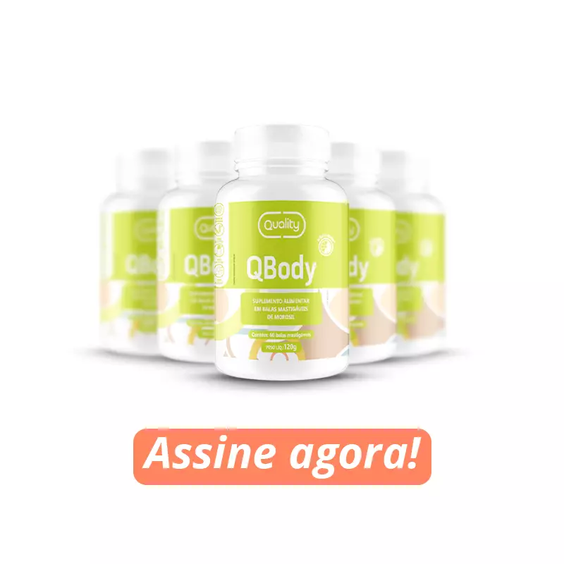 QBody- 60 Comprimidos Mastigáveis - Assinatura de 6 meses