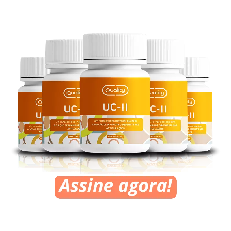 UC II 40mg 60 Cápsulas - Assinatura de 6 meses