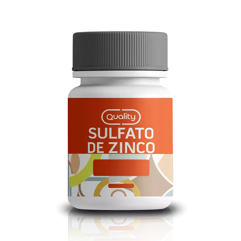 Sulfato de Zinco 66mg - 60 cápsulas 