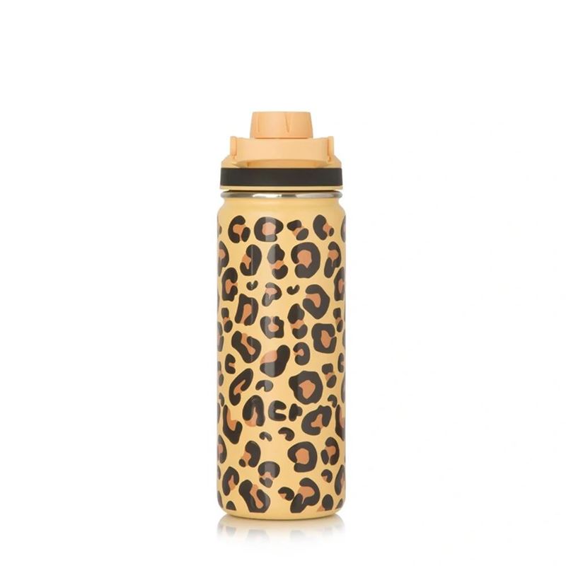 PACCO GARRAFA LEOPARD AMARELA 500ML