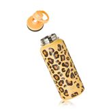 PACCO GARRAFA LEOPARD AMARELA 950ML