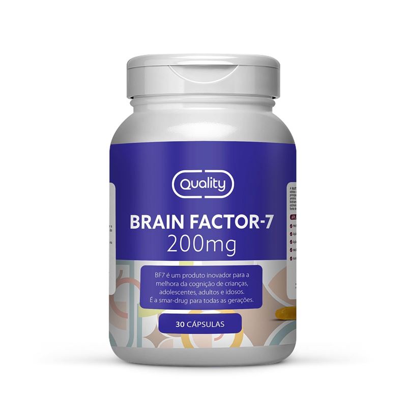 Brain Factor-7 (BF-7): 200mg - 30 cápsulas