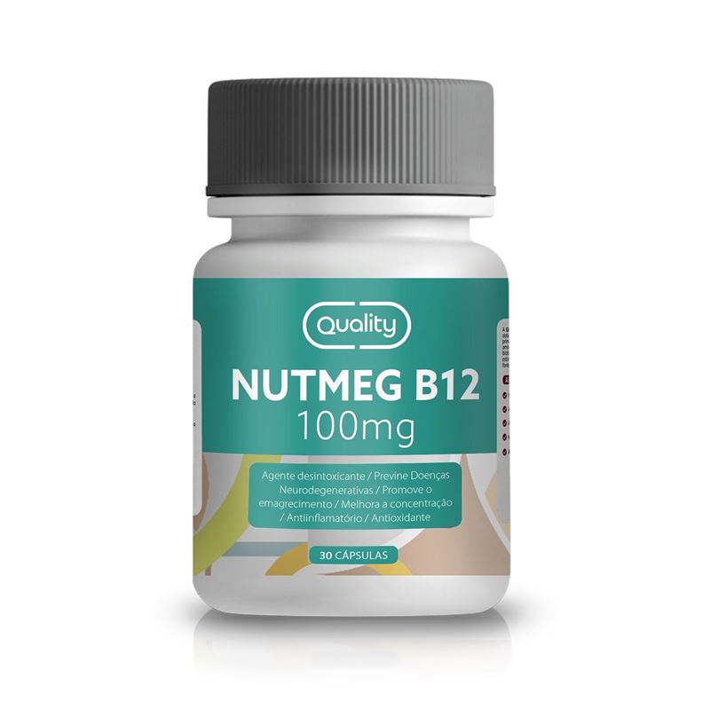 Nutmeg B12 100mg 30 Cápsulas
