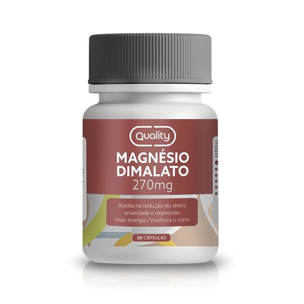 Imagem de Magnésio Dimalato 270mg 30 Cápsulas