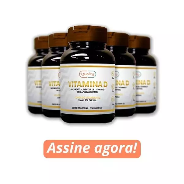 Imagem de Vitamina D 2000 UI - 60 Cápsulas Oleosas - Assinatura de 6 meses