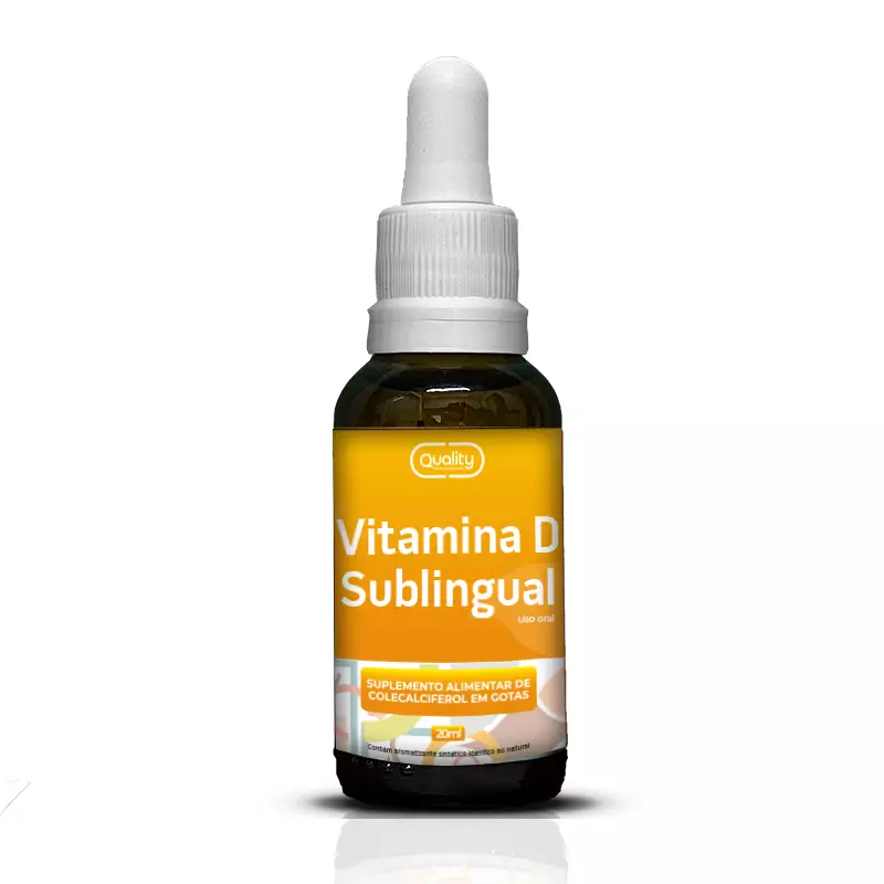 Vitamina D Sublingual 20ml -  2.000 ui/gota