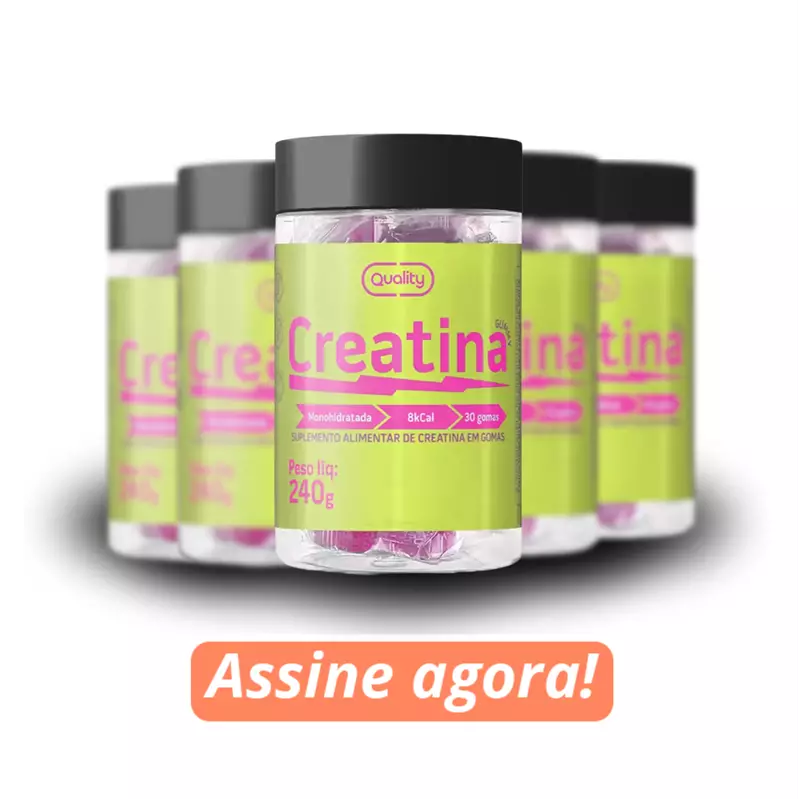 Creatina Gummy - Assinatura de 6 meses