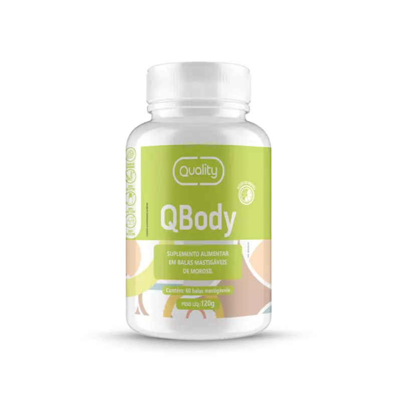 Qbody- 60 Comprimidos Mastigáveis