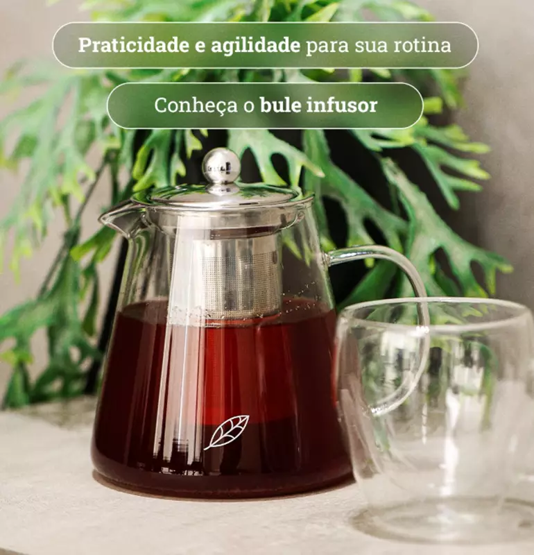 Bule com infusor Ah! Natu