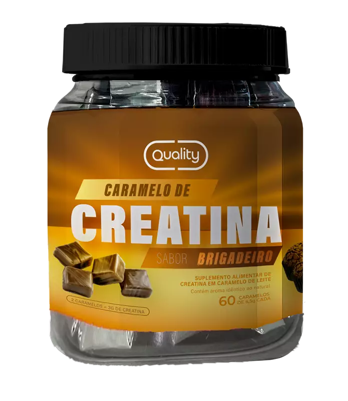 CARAMELO CREATINA BRIGADEIRO - 60UN